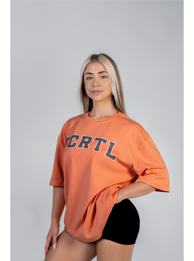 Over Size Tee - Orange