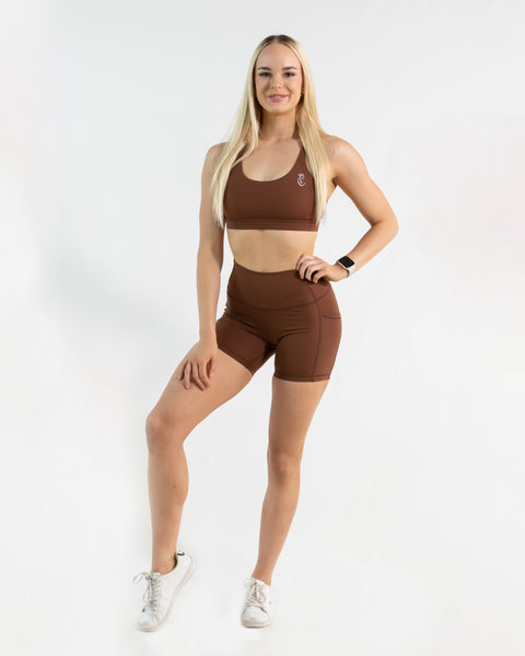 Pocket Bike Shorts Chocolate