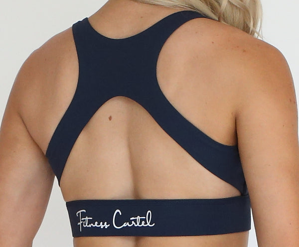 Crossover Sports Bra Navy